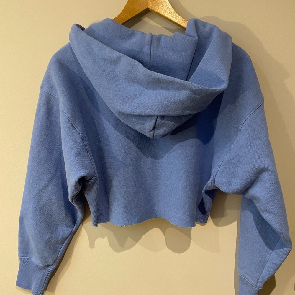 VTG CHAMPION Light Blue Reverse Weave Sweatshirt - Picture 3 of 5